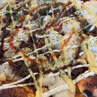 steak(soybean meat) hawaiian pizza  at Nammi Plant Lab in Seoul