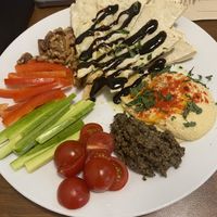 Hummus plate   at Nammi Plant Lab in Seoul