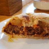 Inside the burgeur calzone at Nammi Plant Lab in Seoul