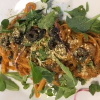 Rose’ creamy fettuccine  at Nammi Plant Lab in Seoul