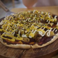 Hawiian Pizza at Nammi Plant Lab in Seoul