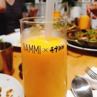 Madarine smoothies at Nammi Plant Lab in Seoul