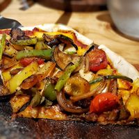 Vegetable Pizza at Nammi Plant Lab in Seoul