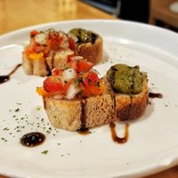 Bruschetta at Nammi Plant Lab in Seoul