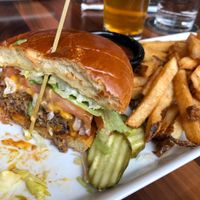 Impossible burger at Bru Burger Bar in Westerville