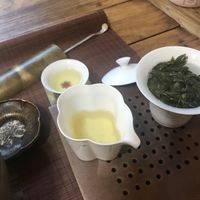 Organic tea at Taiping Old Farm  in Beijing