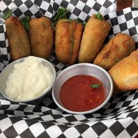 Jalapeño poppers. Yum at The Green Room in Lagos