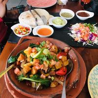 Fajita , can be made vegan at The Green Room in Lagos