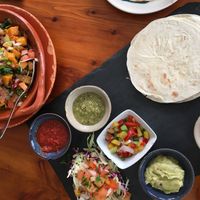 Vegan fajitas  at The Green Room in Lagos