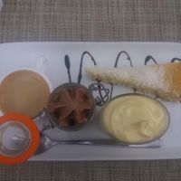 Café gourmand at Casa Brasil in Palavas-les-flots