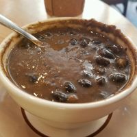 vegan black bean soup at Ginkgo Coffeehouse in St Paul