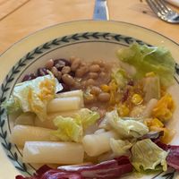 mixed salad at Kirchenwirt in Strobl