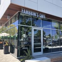 Fambrini's Cafe store front. at Fambrini's Cafe in Palo Alto