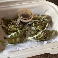 Gyoza   at Midori's Floating World Cafe in Minneapolis