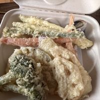 Veggie tendon   at Midori's Floating World Cafe in Minneapolis