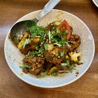 Vegetable fritters   at Milan Indian Cuisine in Charlottesville