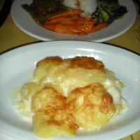 Vegetarian Platter and Potato Gratin at La Zucca in Venice