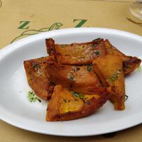 Roasted pumpkin (the best) at La Zucca in Venice