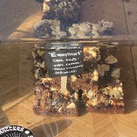 ‘Everything’ brownies  at Dark Matters in Bristol