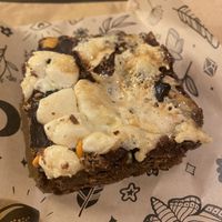 ‘Everything’ brownie  at Dark Matters in Bristol
