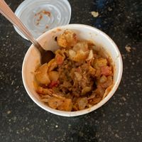 Hamburger Mac and cheese  at Trio Plant-Based in Minneapolis