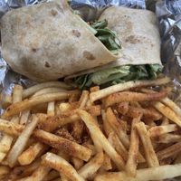 Cajun fries were very good   at Trio Plant-Based in Minneapolis