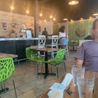 they finally have indoor seating!!!!!!!!😄 at Trio Plant-Based in Minneapolis