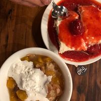We couldn’t decide so we got both desserts ?. Incredible.  at Trio Plant-Based in Minneapolis