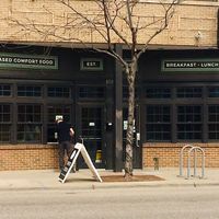Carry-out window  at Trio Plant-Based in Minneapolis