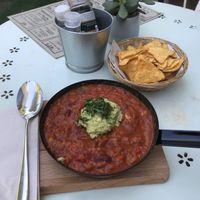 Chilli sin carne   at Bilobi Laden & Cafe in Strobl