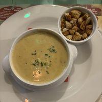 chickpea soupp  at Su e Giu in Naxos