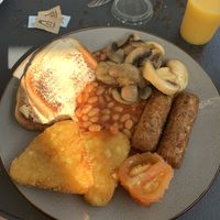 Full vegan breakfast  at Caffi Colwyn in Caernarfon