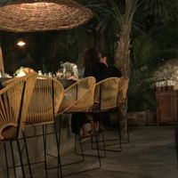 Bar area at LUUMA in Holbox