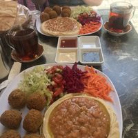 Tasty tea with mint!  at Falafel House in Istanbul