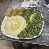 Amazing falafel and hummus   at Falafel House in Istanbul