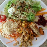 Menu of the day at Leaves Cafe in Cotovia