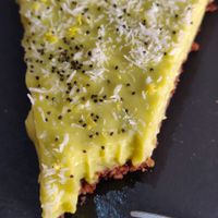 Avocado pie at Leaves Cafe in Cotovia