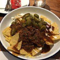 Nachos at The Library in Durham