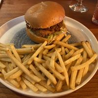 Quorn chicken burger   at The Library in Durham