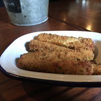 Halloumi fries   at The Library in Durham