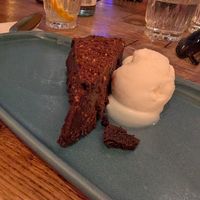 Chocolate torte at Scotts Bar & Restaurant in Largs