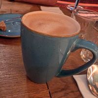 Oat latte at Scotts Bar & Restaurant in Largs