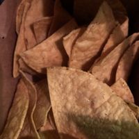 totopos
  at Luna Verde Vegan Mexican Restaurant in Bradley Beach