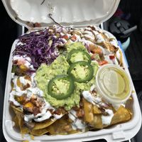 GF Nachos  at Luna Verde Vegan Mexican Restaurant in Bradley Beach