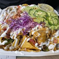 Todo Nachos  at Luna Verde Vegan Mexican Restaurant in Bradley Beach