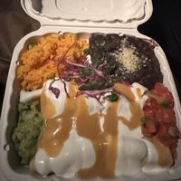 Encremadas with asada de res  at Luna Verde Vegan Mexican Restaurant in Bradley Beach