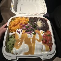 Encremadas with asada de res  at Luna Verde Vegan Mexican Restaurant in Bradley Beach