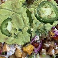 Todo Nachos! at Luna Verde Vegan Mexican Restaurant in Bradley Beach