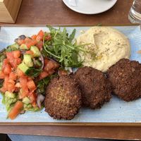 Falafel plate  at An-Do in Vienna