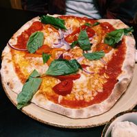 Vegan pizza  at Little Wing Pizzeria in Enniskillen